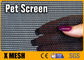 رنگ سیاه و خاکستری، مقاومت در برابر حیوانات خانگی، عرض 60 اینچ، مواد 30٪ PVC به عنوان پرده پنجره سگ