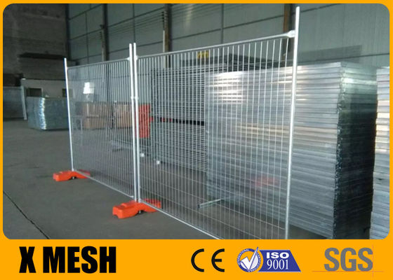 امنیت محل حصار مشبک فلزی گالوانیزه داغ 2.4x2.1 متر به عنوان استاندارد 4687