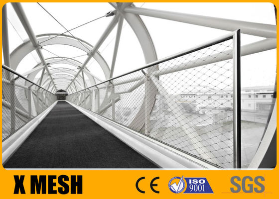 ASTM استاندارد 60 درجه کابل سیم توری X Tend Zoo Enclosure Mesh