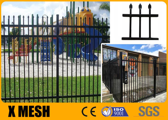 حصار فلزی امنیت مواد A36 Astm F2589 استاندارد روکش پی وی سی با ارتفاع 2 متر