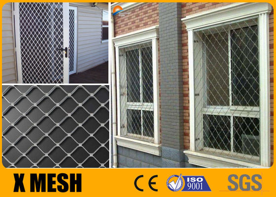 750-1250mm الماس گسترده فلزی میش شبکه گیتری مانع صفحه نمایش های ماندگار
