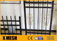 6 اینچ حصار فلزی امنیتی پیکت با روکش پی وی سی ASTM F2589
