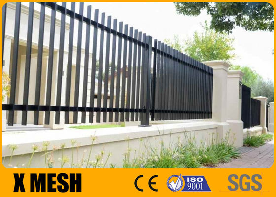 نرده های فلزی تزئینی W 96'' H 72'' برای ریل پایه نظامی 3
