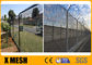 Eco Friendly Pvc Coated 358 Anti Climb Fence رنگ سبز تجاری